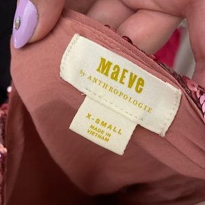 This is a fully sequenced dress from Anthropologie, worn two or three times.